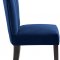 Shelby Dining Chair 725 Set of 2 Navy Velvet Fabric by Meridian