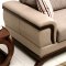 Vento Sectional Sofa Bed in Light Coffee Microfiber by Rain