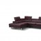 A761 Sectional Sofa in Maroon Leather by J&M