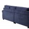 Kendrik Sectional Sofa 501545 in Blue Fabric by Coaster