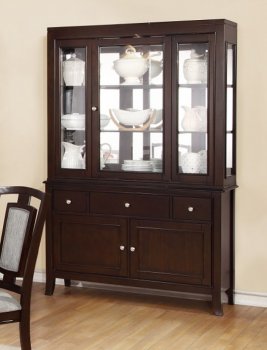 D520 Buffet with Hutch in Cherry [EGBU-D520]