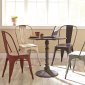 Oswego Dining 5Pc Set 100063 by Coaster w/Metal Chairs