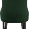 Demi Dining Chair 723 Set of 2 Green Velvet Fabric by Meridian