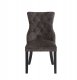 D2105DC Dining Chair Set of 4 in Brown Fabric by Global