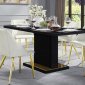 Gaines Dining Room 5Pc Set DN01605 in Black by Acme w/Options