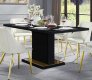 Gaines Dining Room 5Pc Set DN01605 in Black by Acme w/Options