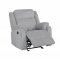 U7303 Reclining Sofa in Goat Smoke by Global w/Options