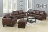 Samuel Sofa & Loveseat Set Brown Leatherette 504071 by Coaster