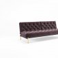 Oldschool Sofa Bed in Gray w/Brass Legs by Innovation w/Options