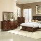 2125DB Abramo Bedroom by Homelegance in Dark Cherry w/Options