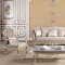 Eleanor Sofa & Loveseat Set in Light Gray Velvet w/Options