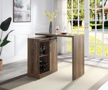 Quillon Bar Table DN00153 in Oak by Acme [AMBA-DN00153 Quillon]