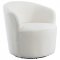 Joyce Swivel Accent Chair Set of 2 905633 in White by Coaster