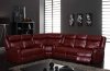 U9303 Motion Sectional Sofa in Burgundy by Global