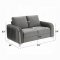 Wenona Sofa & Loveseat LV01710 in Gray Velvet by Acme w/Options