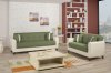 Bella Vista Sofa Bed in Green Fabric by Casamode w/Options