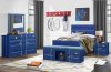 Cruise Kids Bedroom 4Pc Set in Blue by Global w/Options