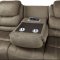 Shola Motion Sofa 9848BR-3 in Brown by Homelegance w/Options