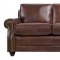 Levi Sofa & Loveseat Set in Full Havana Leather by Luke Leather