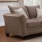 2665 Sofa by Serta Hughes in Light Brown Fabric w/Options