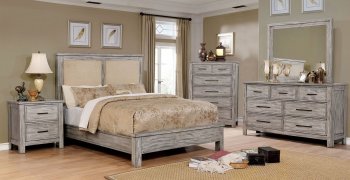 Canopus 5Pc Bedroom Set CM7423GY in Antique Gray w/Options [FABS-CM7423GY-Canopus]