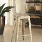 106015 Metal Barstool Set of 2 in White by Coaster