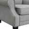 Sheldon Sofa 506871 in Gray Fabric by Coaster w/Options