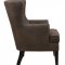 903817 Accent Chair Set of 2 in Brown Leatherette by Coaster