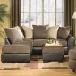 Scatter Back Modern Sectional Sofa W/Oversized Back Pillows