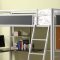 CM-BK1135 Alexa Twin Loft Bed w/Workstation