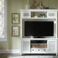 Summerhill TV Stand 442-ENT in Linen by Liberty w/Optional Hutch