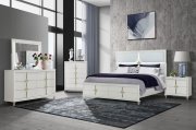 Orion Gold Bedroom in White by Global w/Options