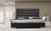 MD319 Prince Bed by Modloft in Dark Slate Bonded Leather