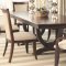 105441 Alyssa Dining Table in Dark Cognac by Coaster w/Options