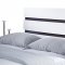 Catalina Bedroom in White & Wenge w/Platform Bed by Global