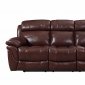 Edinburgh Sofa & Loveseat Set Brown by Leather Italia w/Options