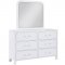 Anastasia Bedroom 224751 in Pearl White by Coaster w/Options