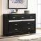 Miranda Bedroom Set 5Pc 206360 in Black by Coaster w/Options