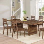 Tucson Dining Table 108177 in Varied Natural - Coaster w/Options