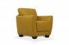 Valeria Chair 54947 in Mustard Leather by Mi Piace