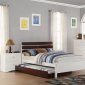 F9324 Kids Bedroom Set 4Pc in White & Brown by Boss w/Options