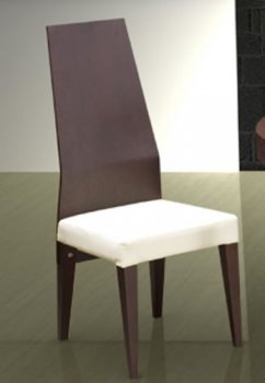 Elegant Set of 2 Dining Chairs W/Wooden Back Support [EFDC-147]