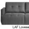 Colony Modular Sectional Sofa in Charcoal Fabric by NCFurniture