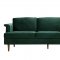 Porter Sofa TOV-S147 in Forest Green Velvet by TOV Furniture