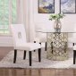 Bradshaw Dining Table 108851 in Brushed Gold - Coaster w/Options