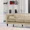 Taylor Sofa 642BE in Beige Velvet Fabric w/Optional Items