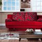 Fantasy Story Red Sofa Bed in Fabric by Istikbal