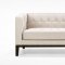 Cream Chenille Modern Roxbury Sofa & Loveseat w/Options