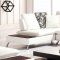 Nicki Sectional Sofa in White Bonded Leather Match w/Options