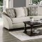 Oacoma Sofa SM9113 in Off-White Chenille Fabric w/Options